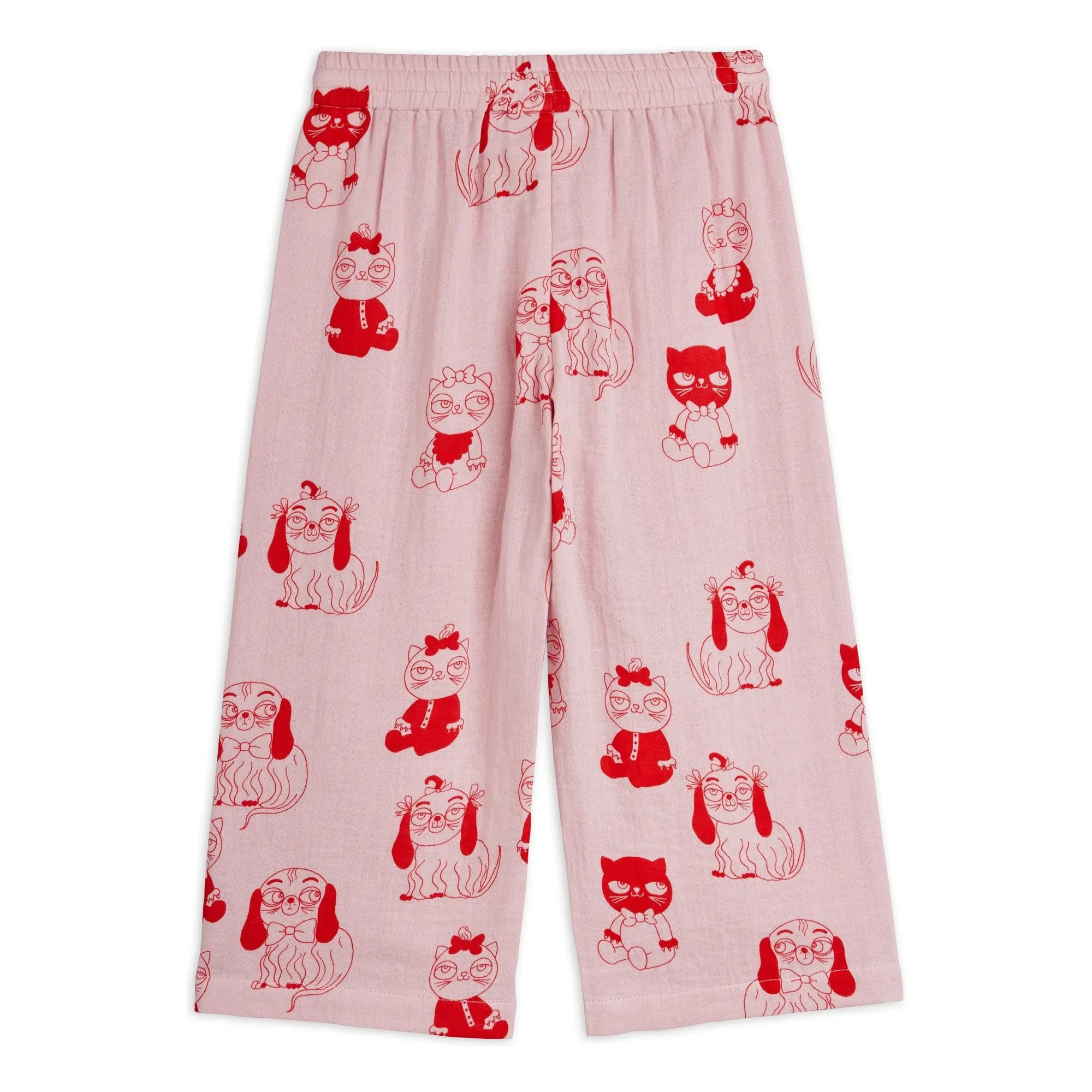 Pantalones de algodón orgánico para animales | Rosa- Imagen del producto n°4