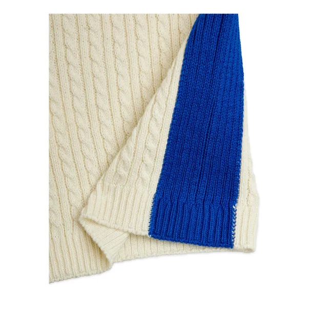 Organic cotton knit shorts | Ecru