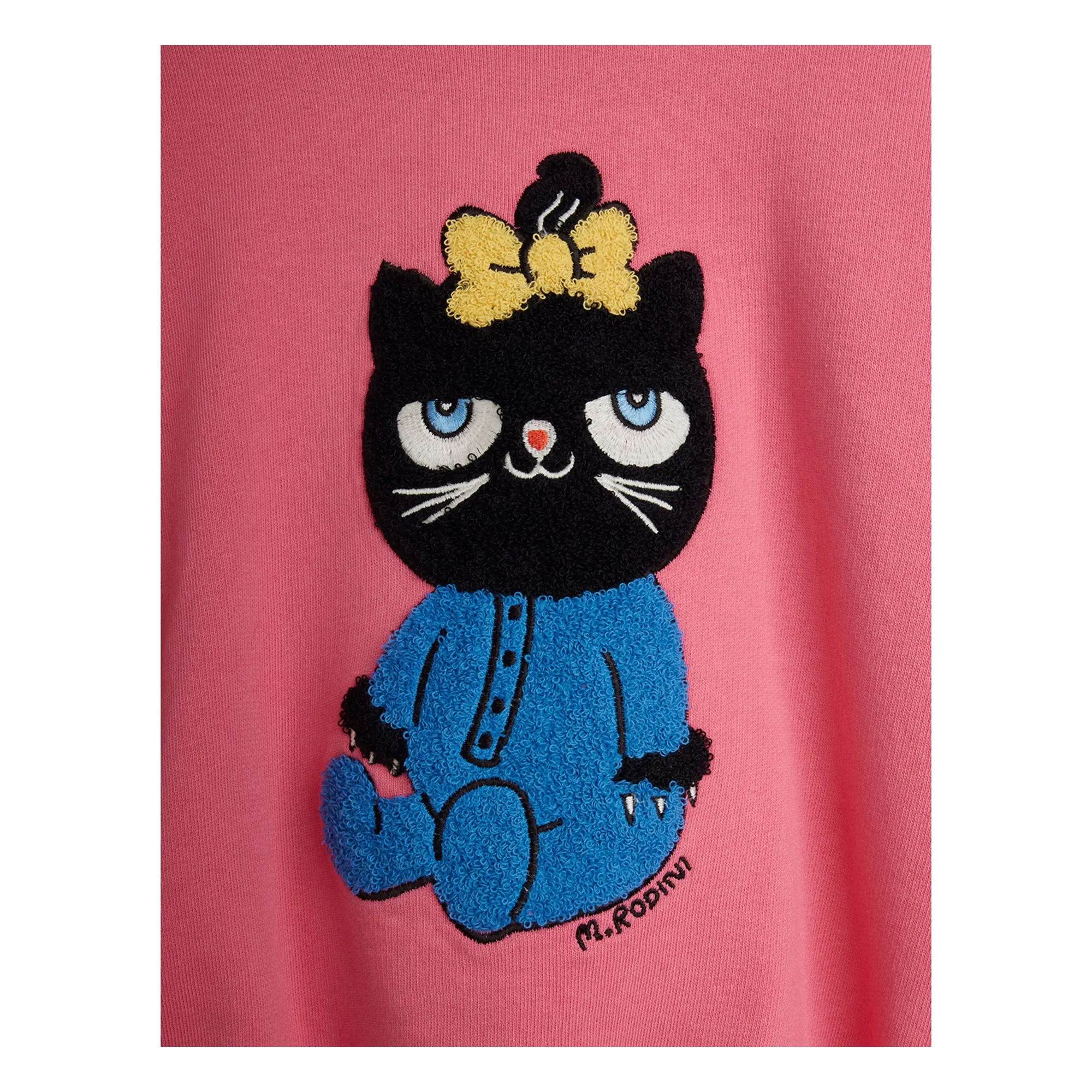Sweat Chat Coton Bio | Rose- Image produit n°3