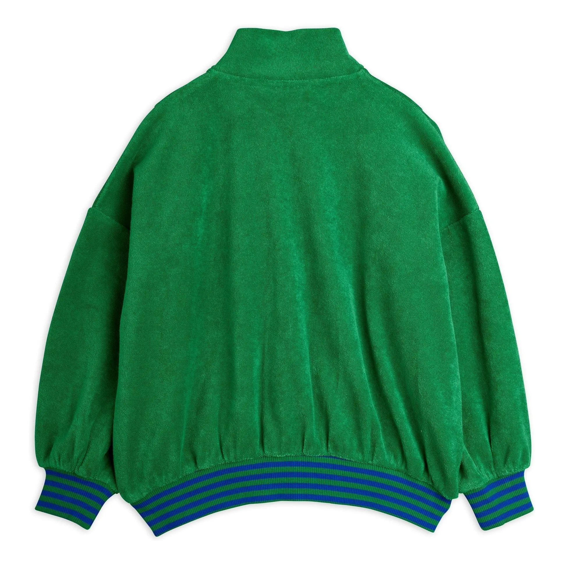 Sweat Zippé Eponge Coton Bio | Vert- Image produit n°3