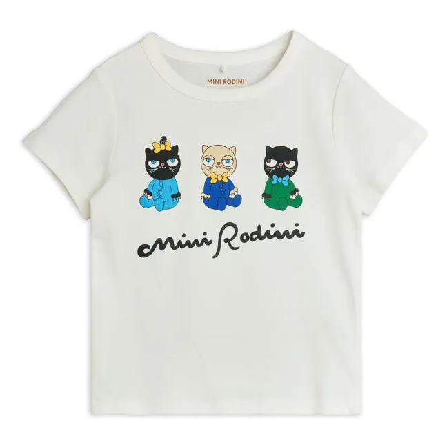 Animal T-shirt Organic cotton | White