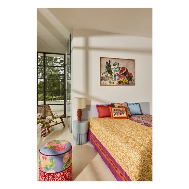 Housse de coussin Dam Dam | Jaune Paille