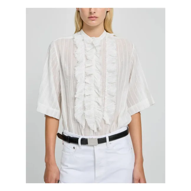 Blouse Magrita Short Coton | Blanc