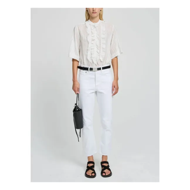 Blouse Magrita Short Coton | Blanc