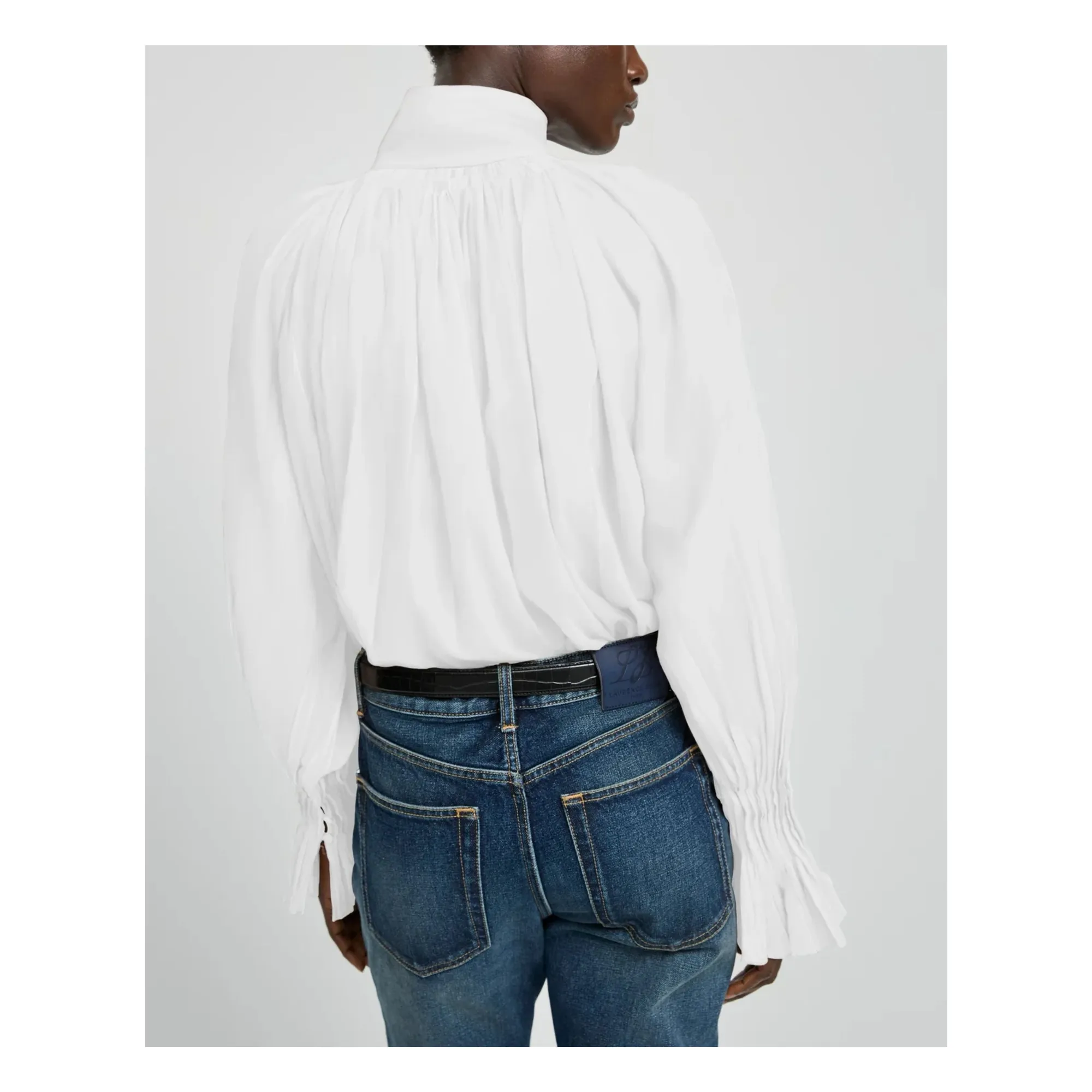 Blouse Wheela Coton | Blanc- Image produit n°1