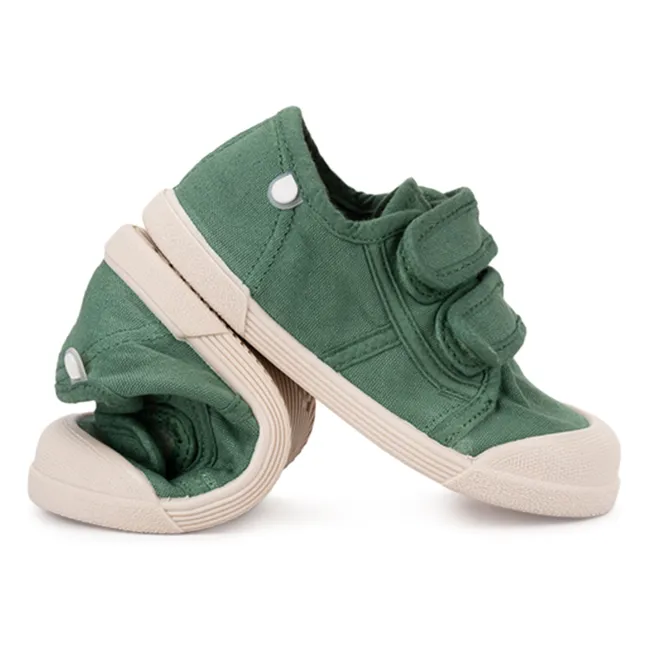 Sneaker mit doppeltem Klettverschluss Lona | Grün