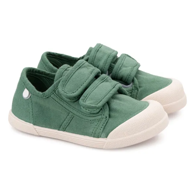 Sneaker mit doppeltem Klettverschluss Lona | Grün