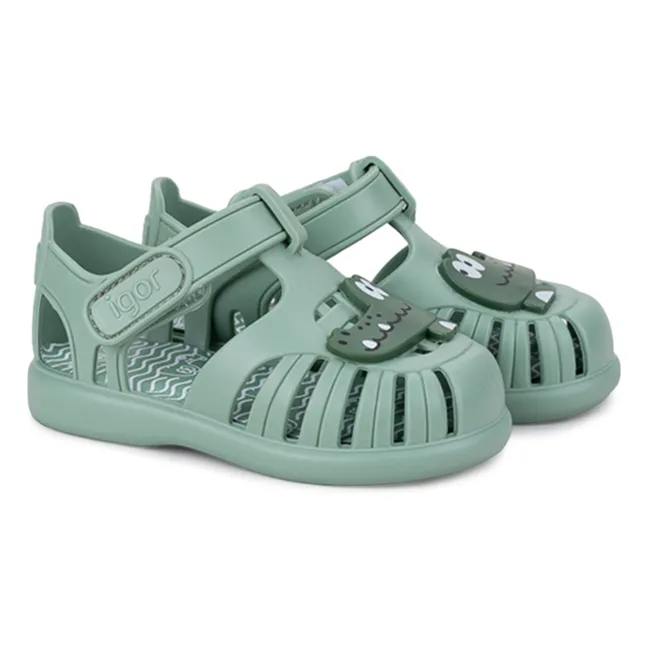 Chaussures d'Eau Tobby Crocodile | Sauge