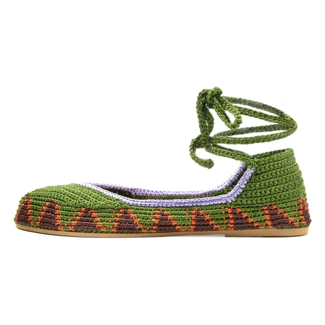 Bailarinas Altas Verde Oliva | Verde oliva