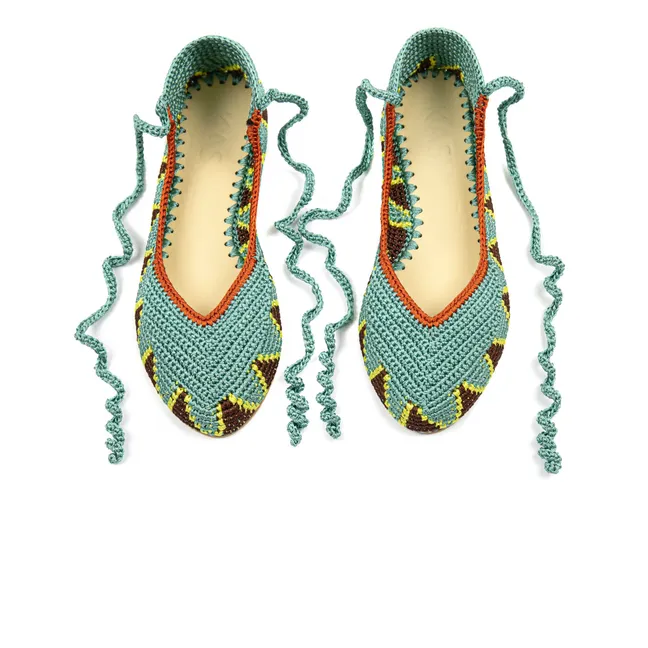 Ballerines High Sage Green | Sauge