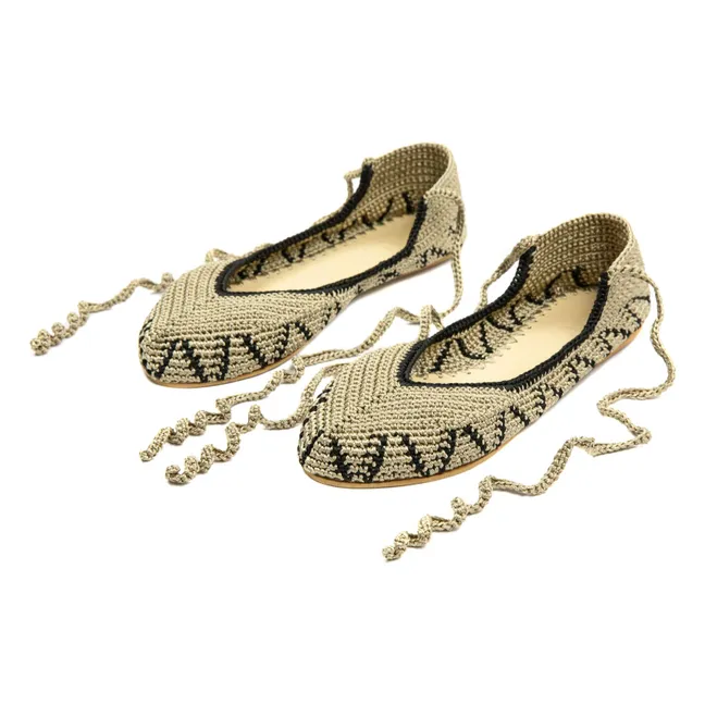 Ballerines High Peanut Brown | Marron