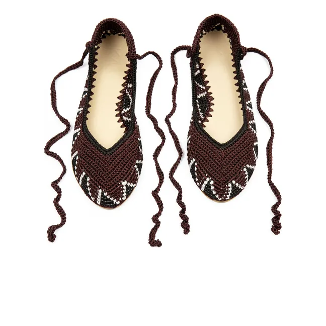 High Grape Red Ballerinas | Pflaume