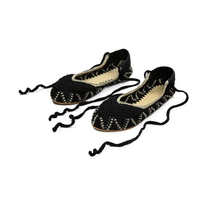 High Pepper Ballerinas Black | Schwarz