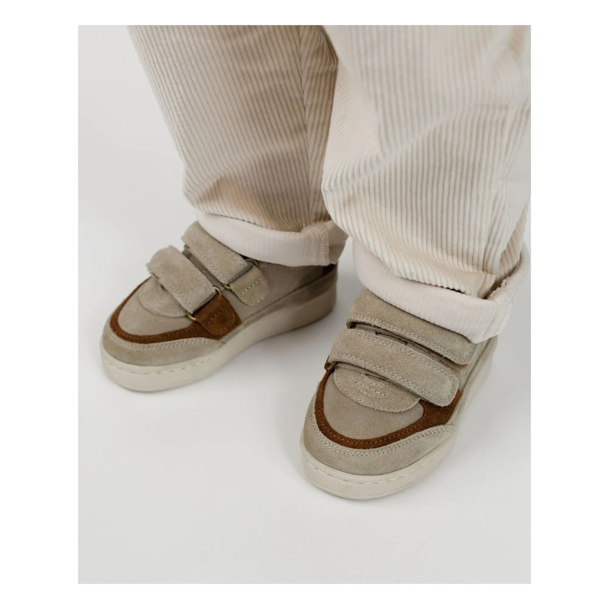 Baskets Scratchs Pinou Ours Suede | Beige- Image produit n°2