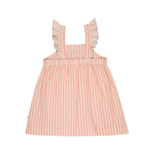 Vestido de rayas con volantes Eve | Blush
