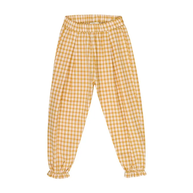 Pantalon Adam Carreaux | Caramel