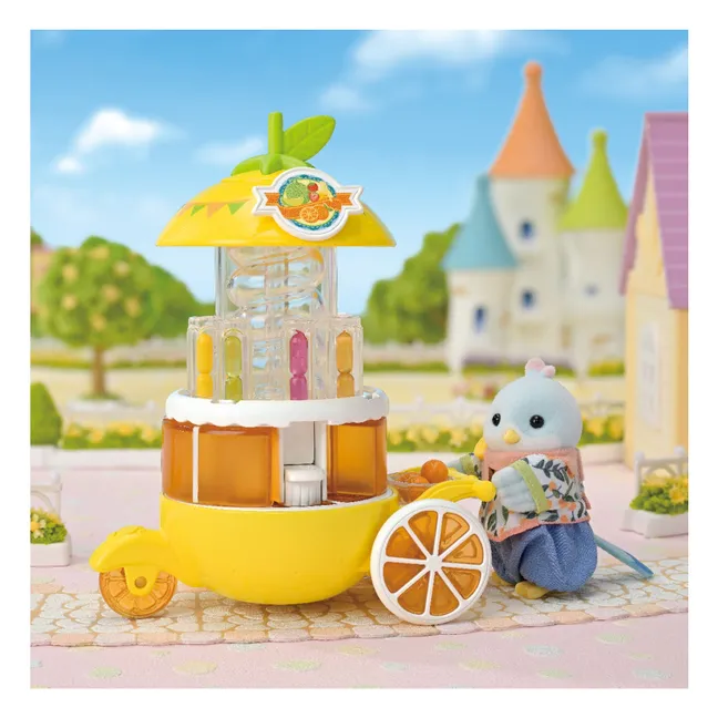 The fruit juice stand