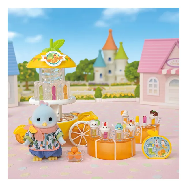 The fruit juice stand