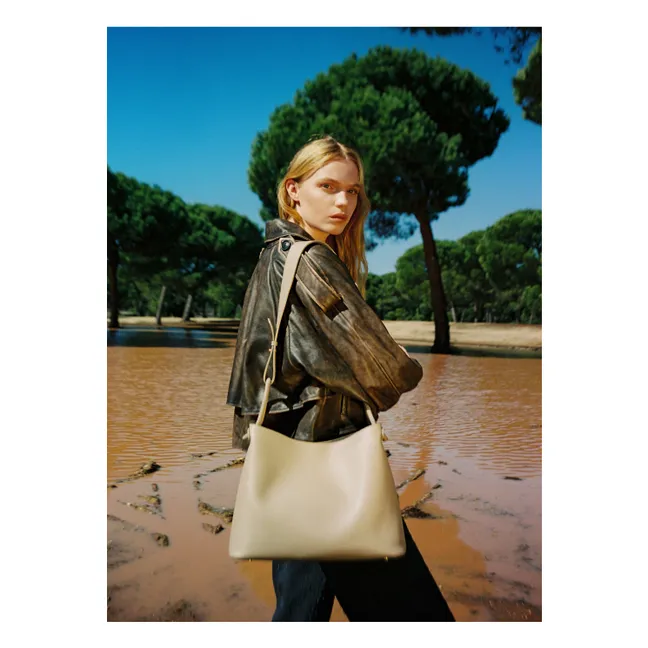 Bolso Vosges Piel granulada | Topo