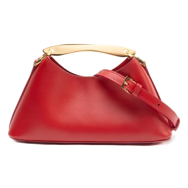 Borsa in pelle Mini Boomerang | Rosso