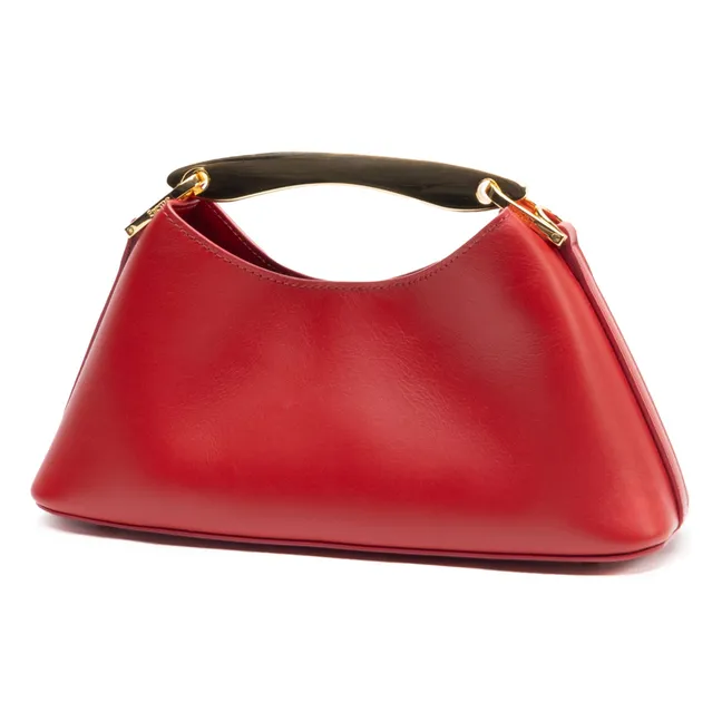 Borsa in pelle Mini Boomerang | Rosso