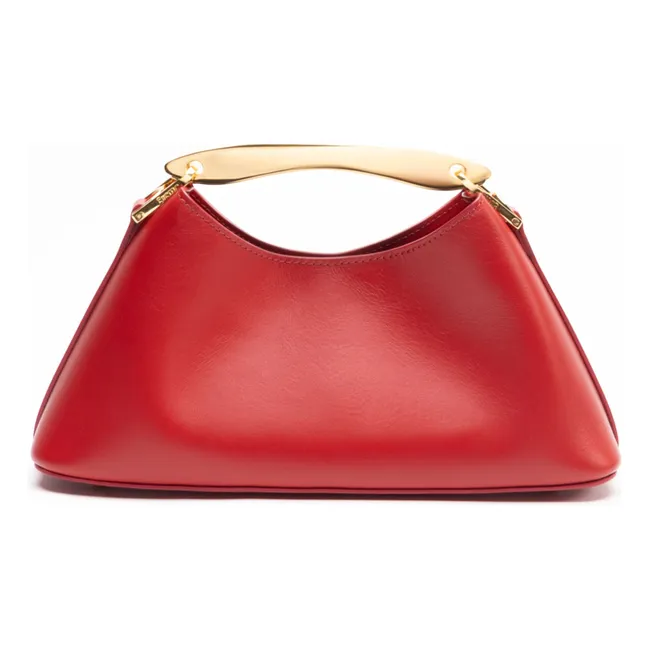 Sac Mini Boomerang Cuir | Rouge