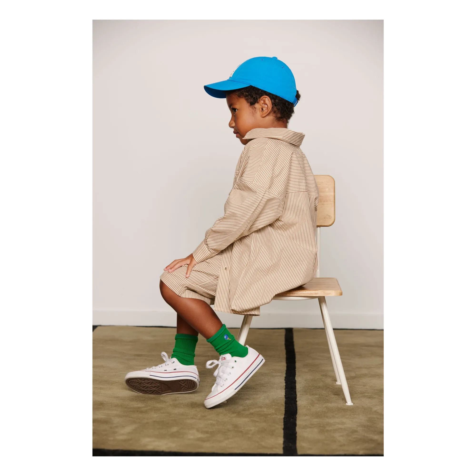 Chaussettes Ping Pong Coton Bio | Vert- Image produit n°2