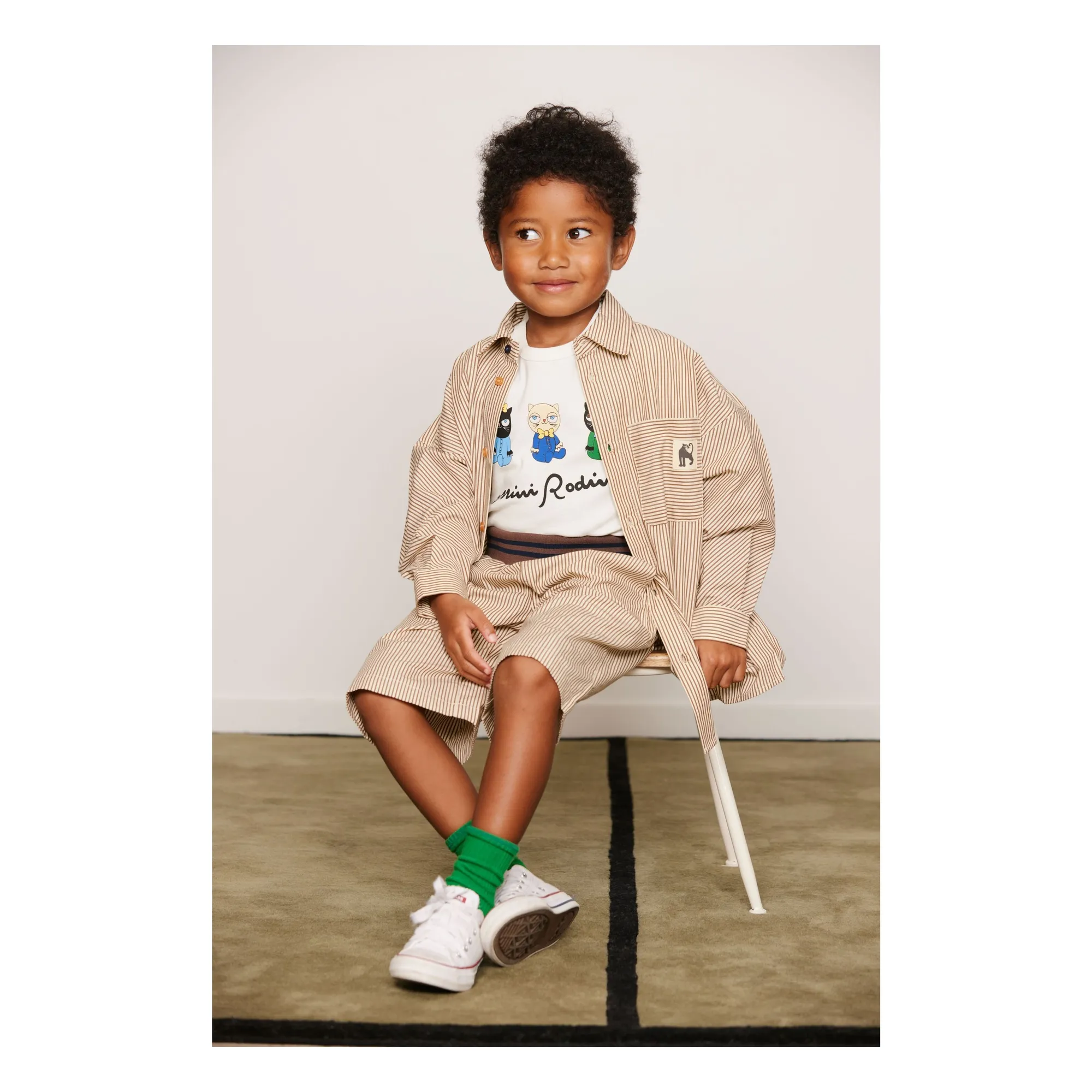 Chaussettes Ping Pong Coton Bio | Vert- Image produit n°3