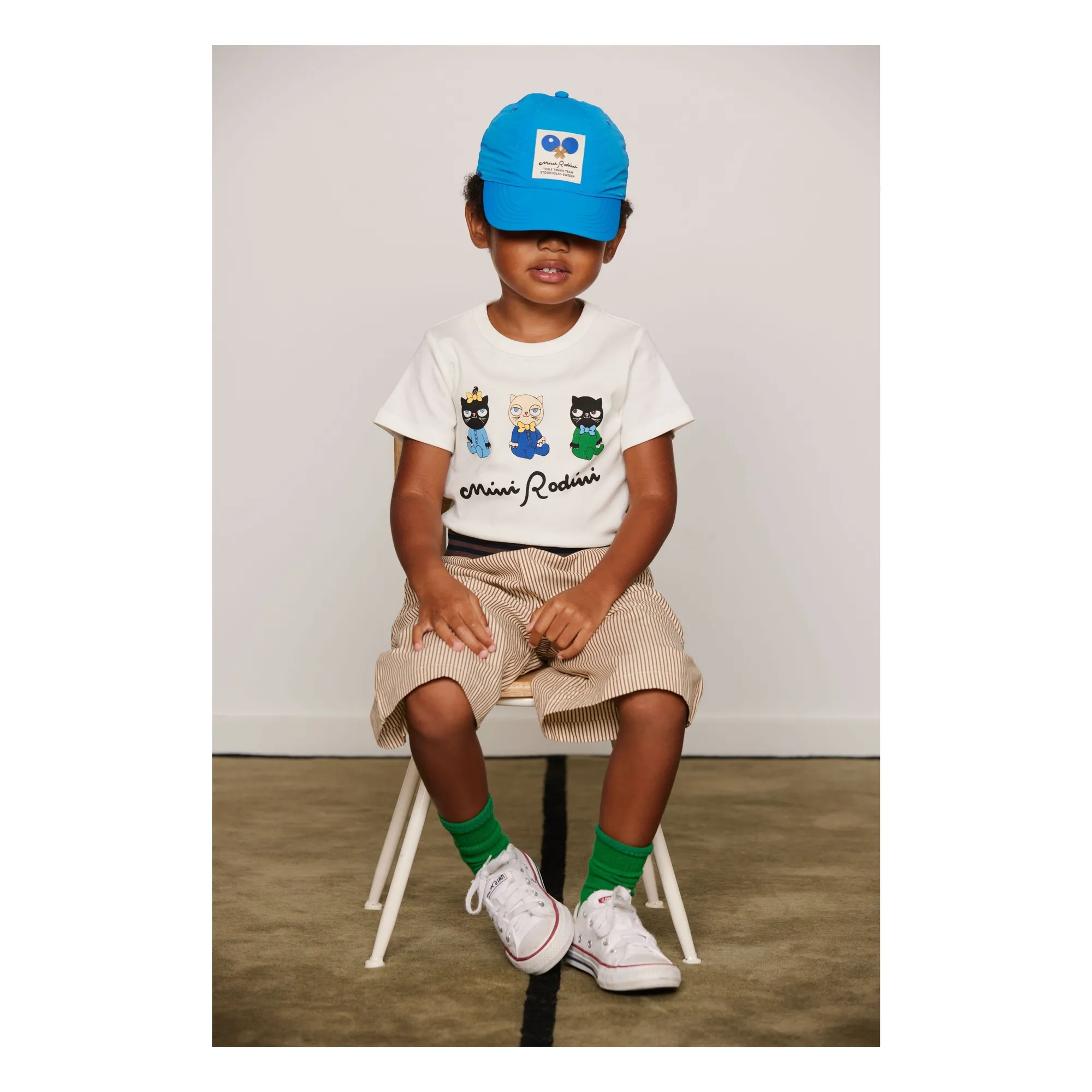 Chaussettes Ping Pong Coton Bio | Vert- Image produit n°4