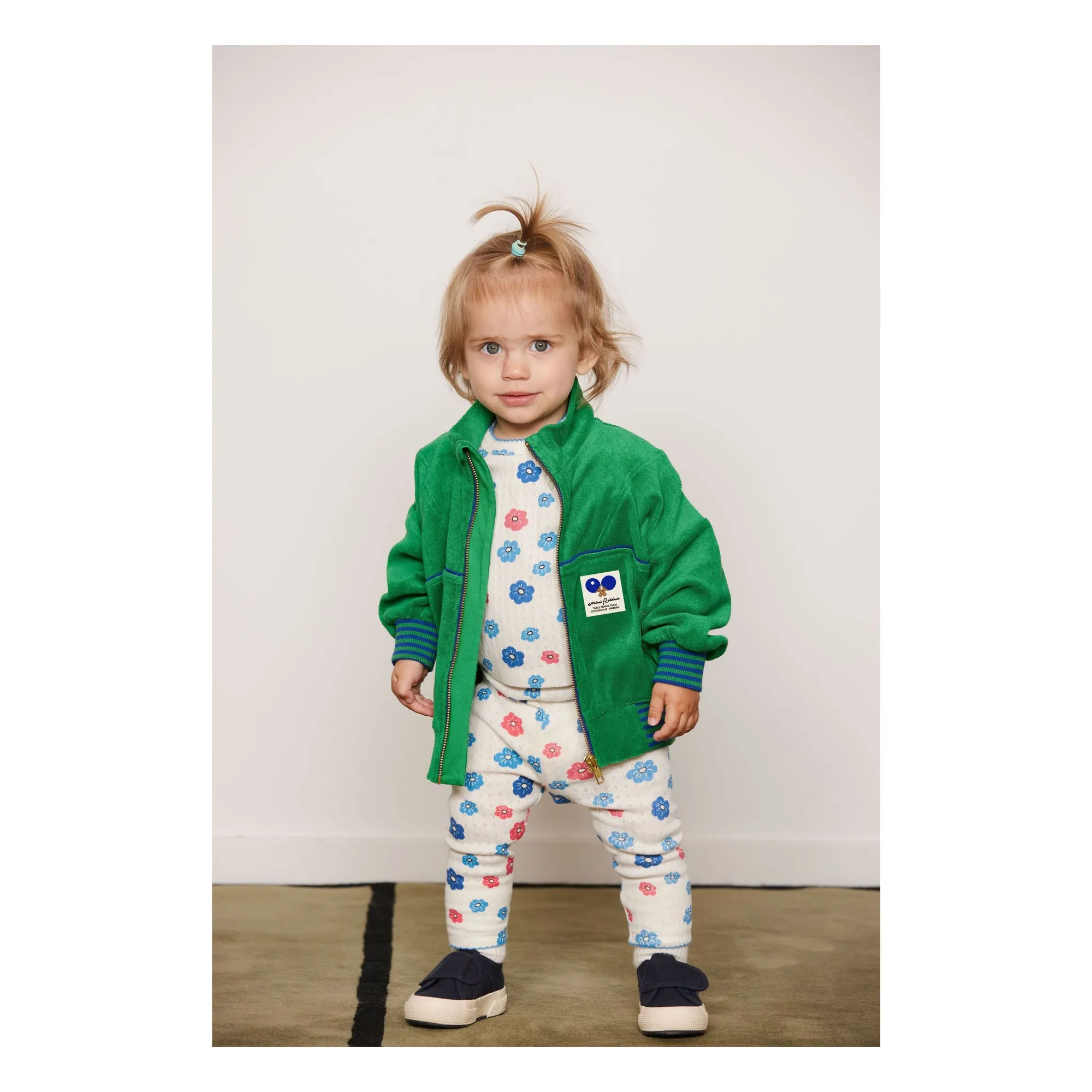Sweat Zippé Eponge Coton Bio | Vert- Image produit n°7