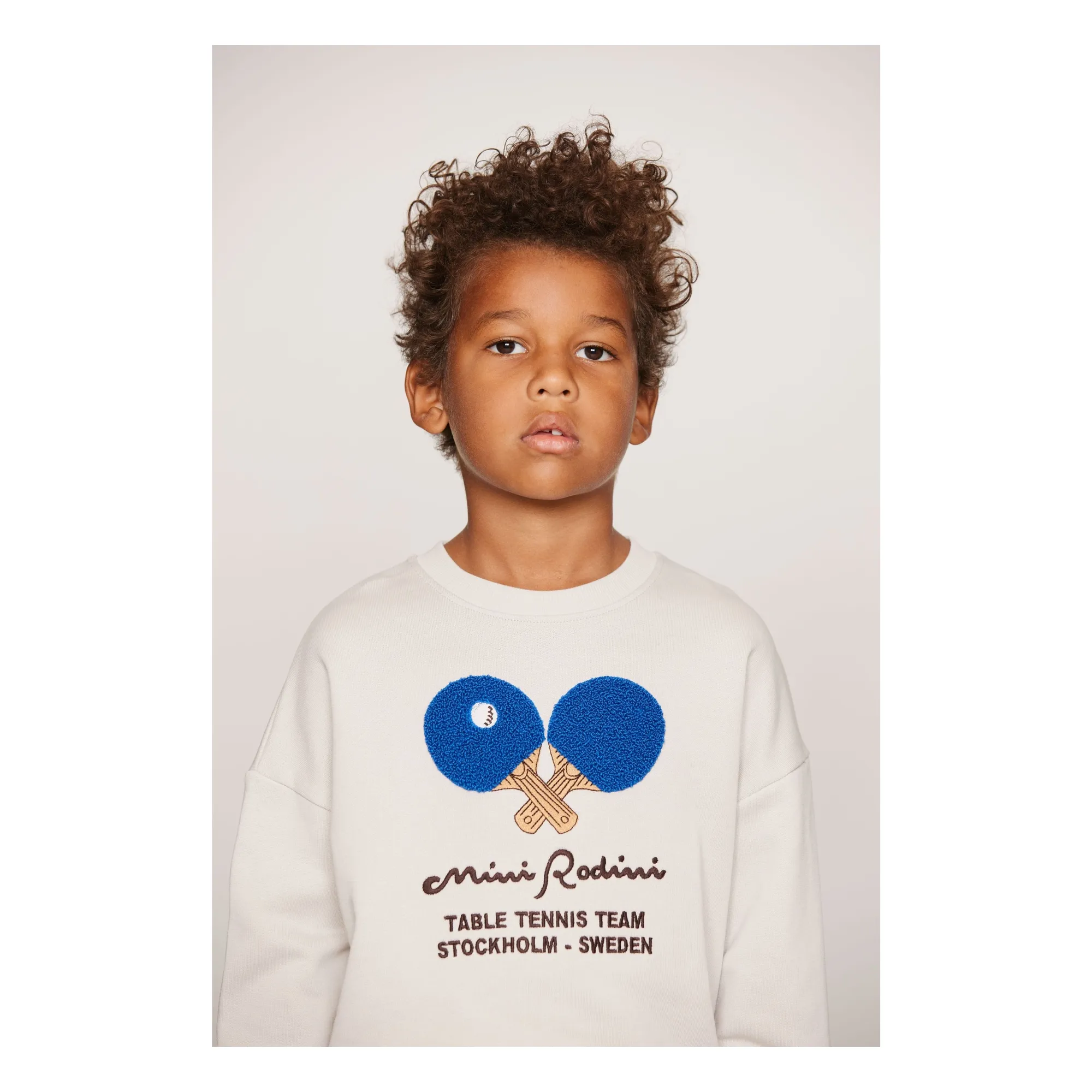 Sweat Ping Pong Coton Bio | Gris- Image produit n°4