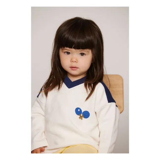 Sweat Ping Pong Coton Bio | Blanc
