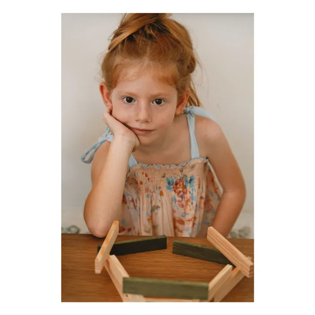 Babette Fleurie Smocked Dress | Peach