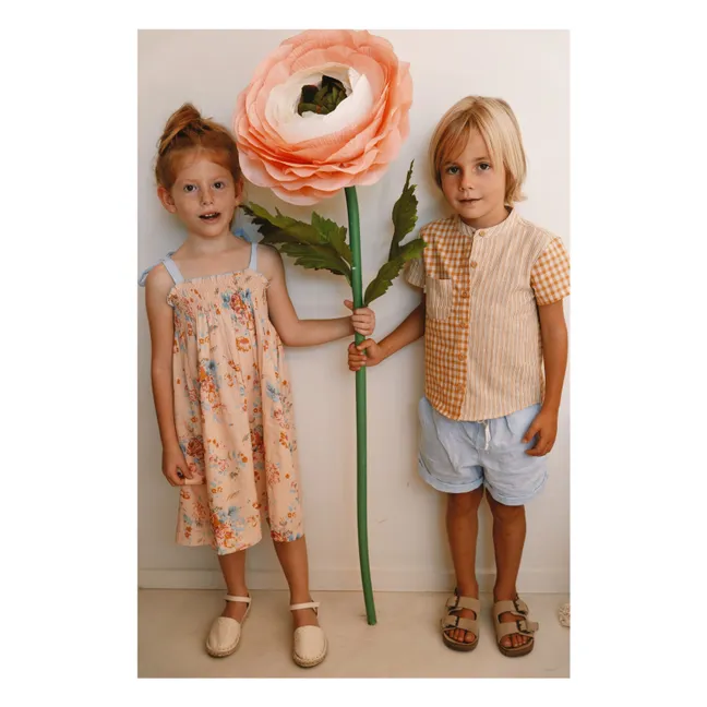 Vestido Babette Fleurie Smocked | Rosa Melocotón