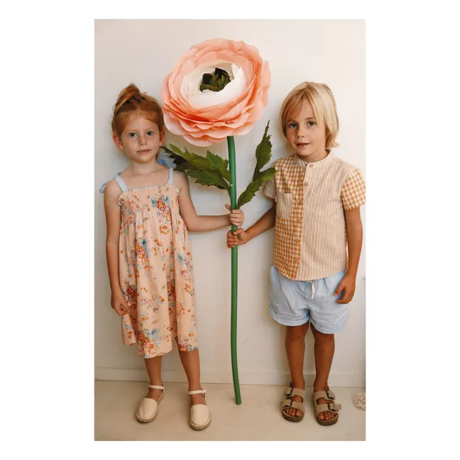 Camisa Alphonse Patchwork | Caramelo