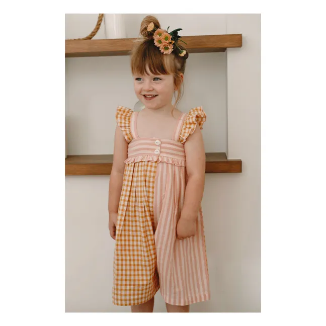 Tuta Romy Patchwork | Blush