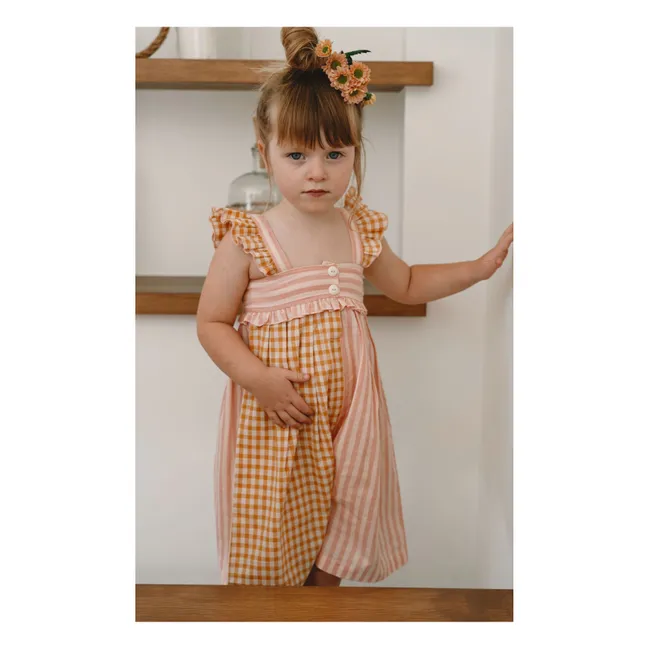 Tuta Romy Patchwork | Blush