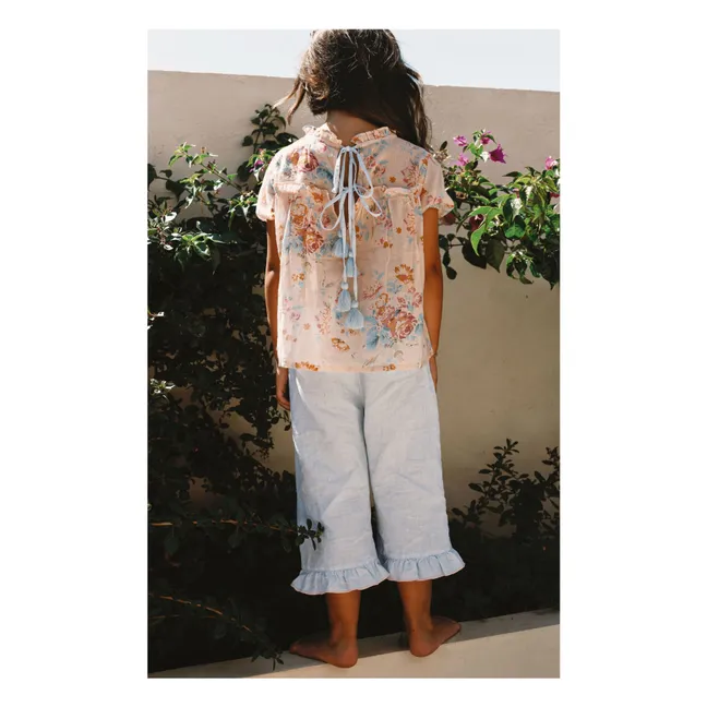 Léon Linen pants | Light blue