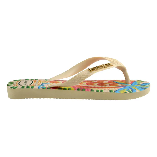 Top Ginga Bossa flip-flops | Cream