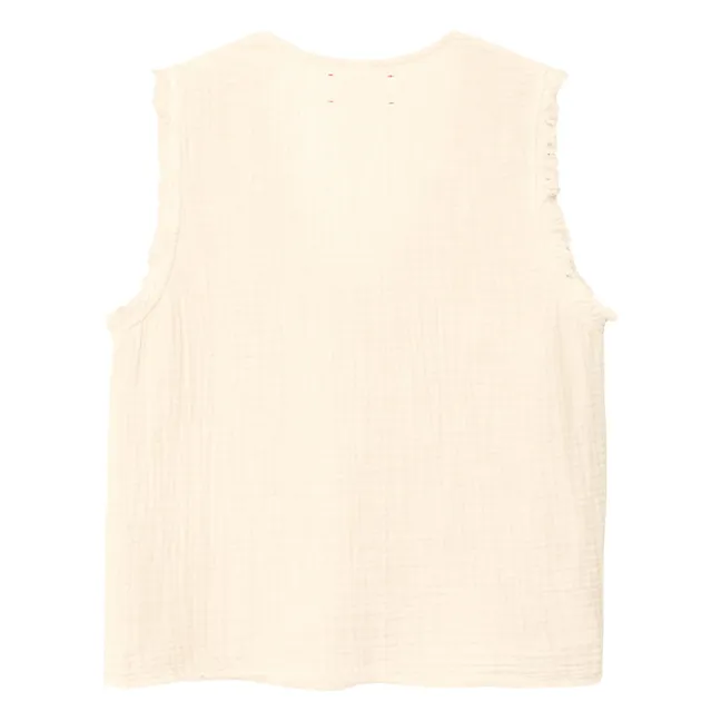 Capsule Léa Meylan : Top Naomie Coton | Crème