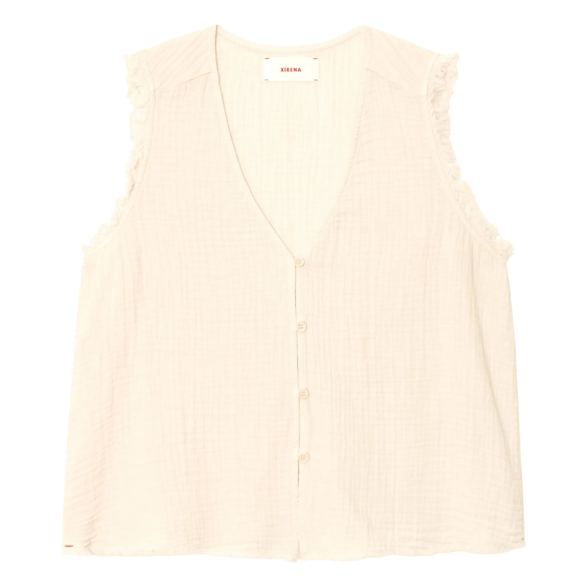 Capsule Léa Meylan : Top Naomie Coton | Crème- Image produit n°0