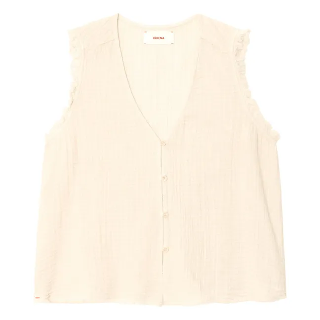 Capsule Léa Meylan : Top Naomie Coton | Crème