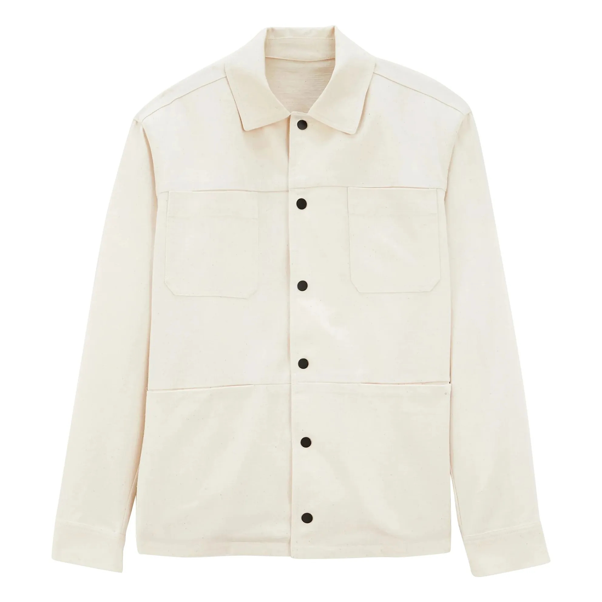 Noyoco Unisex Ecru Vancouver Organic Cotton Jacket