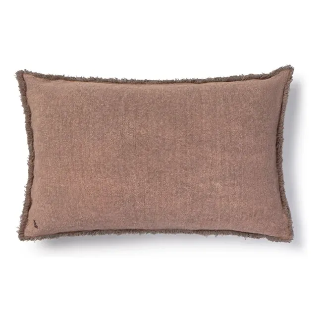 Cojín rectangular encalado | Rosa