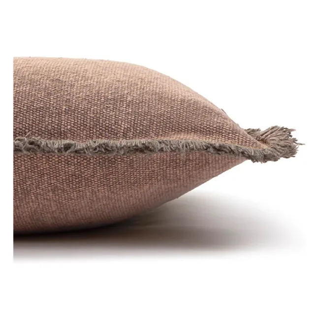 Cojín rectangular encalado | Rosa