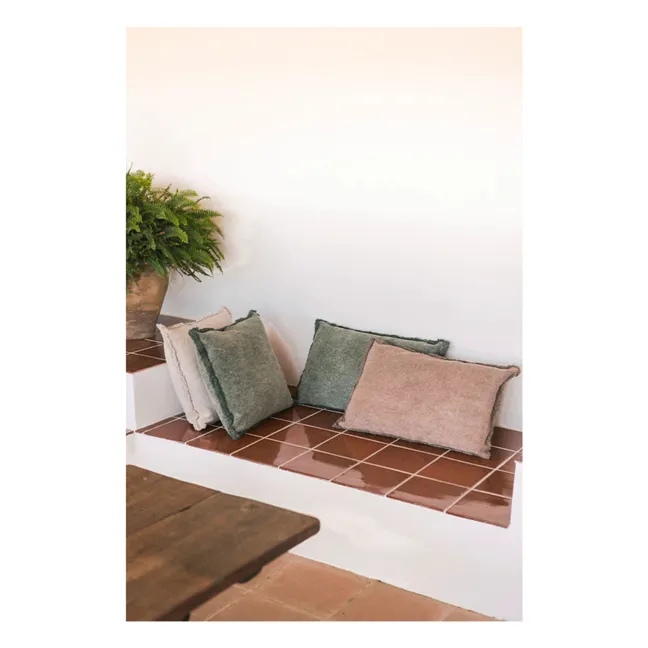 Coussin rectangulaire Stonewashed | Rose