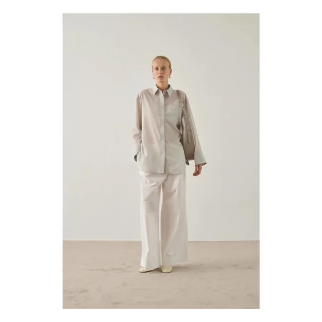 Chemise Francesca Coton | Gris clair