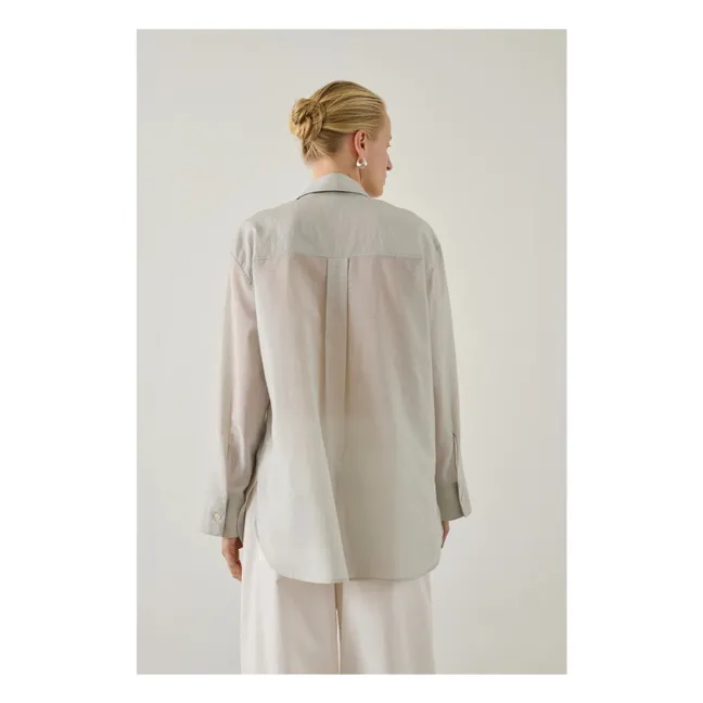 Chemise Francesca Coton | Gris clair