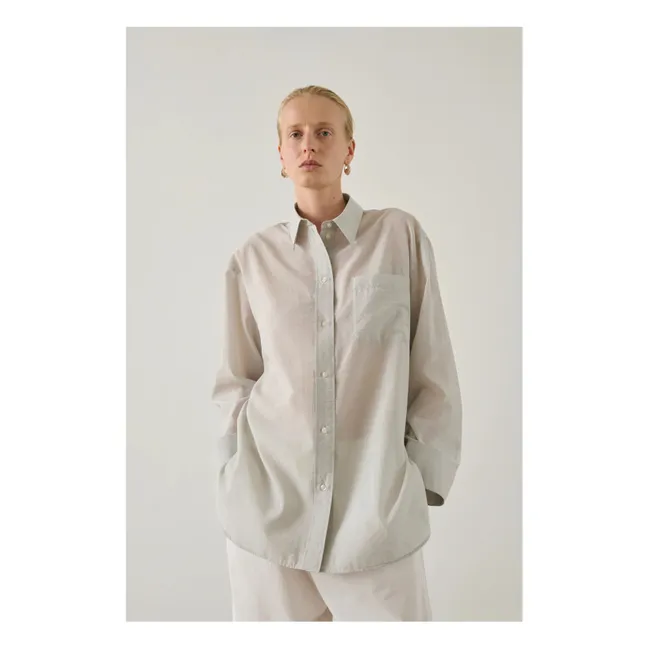 Chemise Francesca Coton | Gris clair