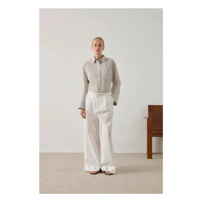 Chemise Francesca Coton | Gris clair